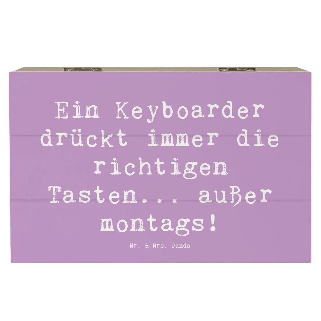 Holzkiste Spruch Keyboarder Fehler Aufbewahrungsbox, Holzkiste, Erinnerungsbox, Schatzkiste, Dekokiste, Schatulle, Erinnerungskiste, Geschenkbox, Kiste, Geschenkdose, Truhe, XXL, Instrumente, Geschenke Musiker, Musikliebhaber
