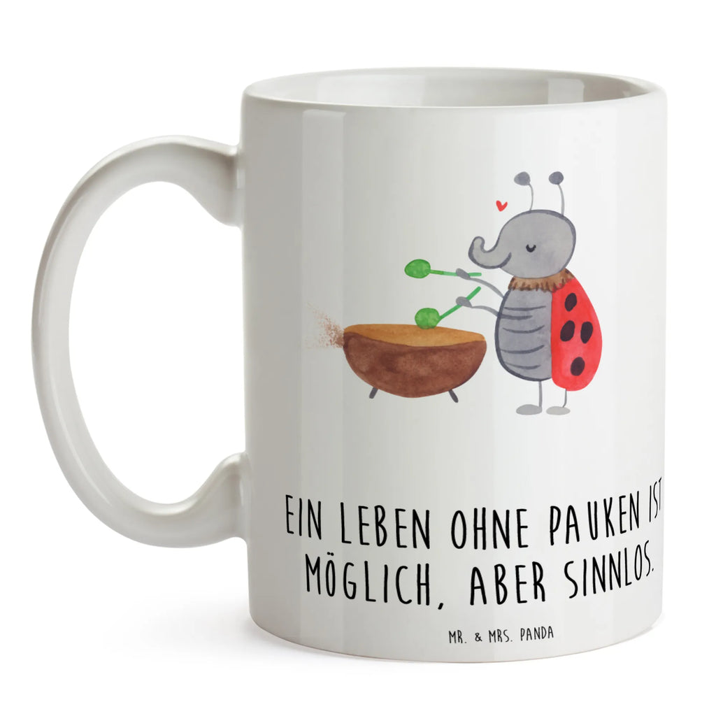 Tasse Pauken Leben Geschenktasse, Tasse mit Zitaten, Kaffeetasse, Porzellantasse, Bürotasse, Tasse, Teetasse, Tasse mit Motiven, Keramiktasse, Instrumente, Geschenke Musiker, Musikliebhaber