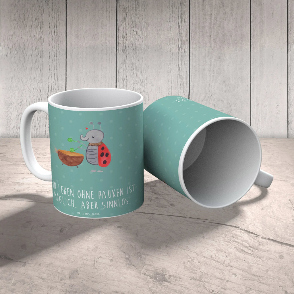 Tasse Pauken Leben Geschenktasse, Tasse mit Zitaten, Kaffeetasse, Porzellantasse, Bürotasse, Tasse, Teetasse, Tasse mit Motiven, Keramiktasse, Instrumente, Geschenke Musiker, Musikliebhaber