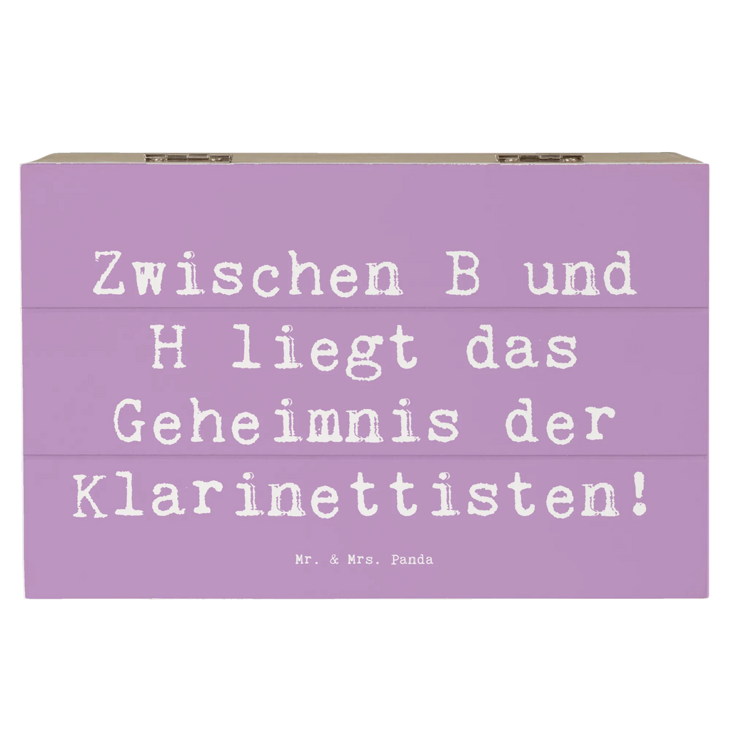 Wooden chest Saying Zwischen B und H liegt das Geheimnis der Klarinettisten! Geschenkbox, Truhe, XXL, Aufbewahrungsbox, Dekokiste, Kiste, Holzkiste, Schatulle, Schatzkiste, Erinnerungskiste, Erinnerungsbox, Geschenkdose, Instrumente, Geschenke Musiker, Musikliebhaber