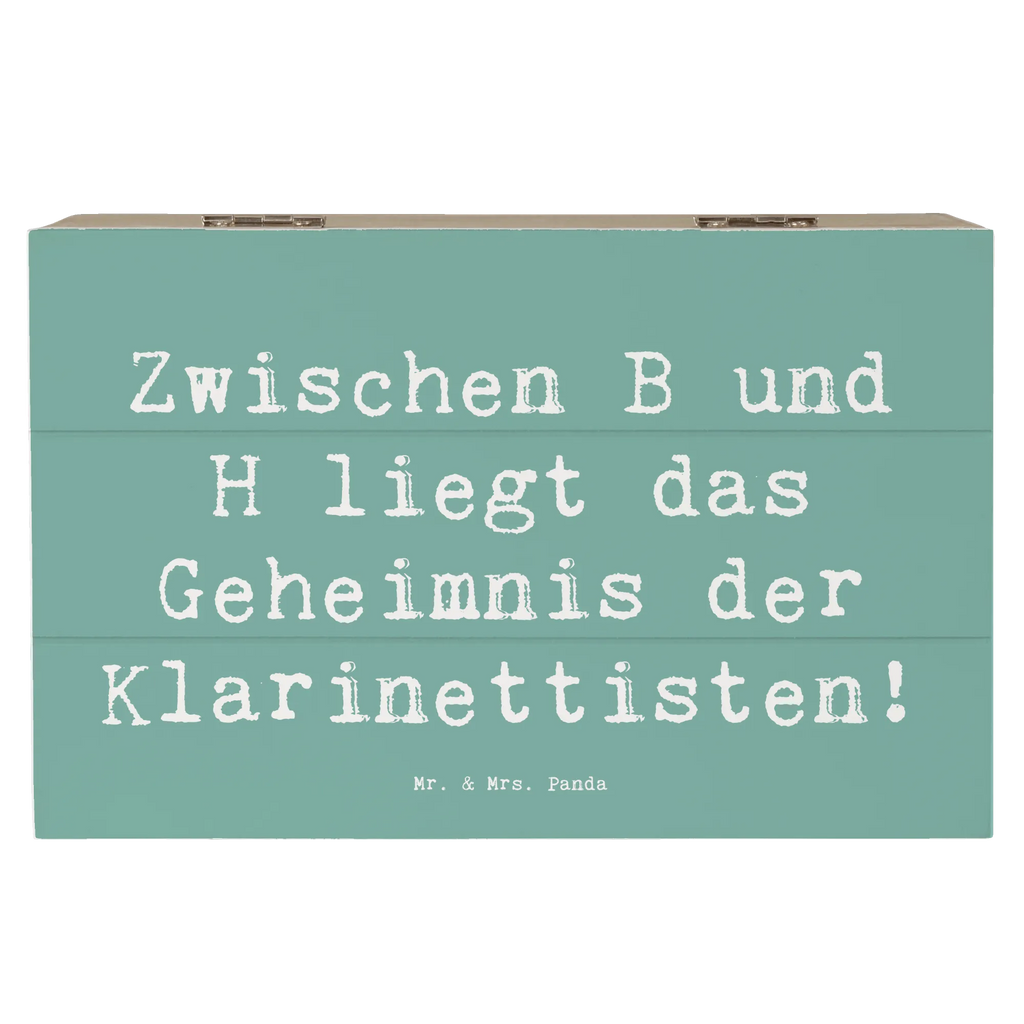 Wooden chest Saying Zwischen B und H liegt das Geheimnis der Klarinettisten! Geschenkbox, Truhe, XXL, Aufbewahrungsbox, Dekokiste, Kiste, Holzkiste, Schatulle, Schatzkiste, Erinnerungskiste, Erinnerungsbox, Geschenkdose, Instrumente, Geschenke Musiker, Musikliebhaber