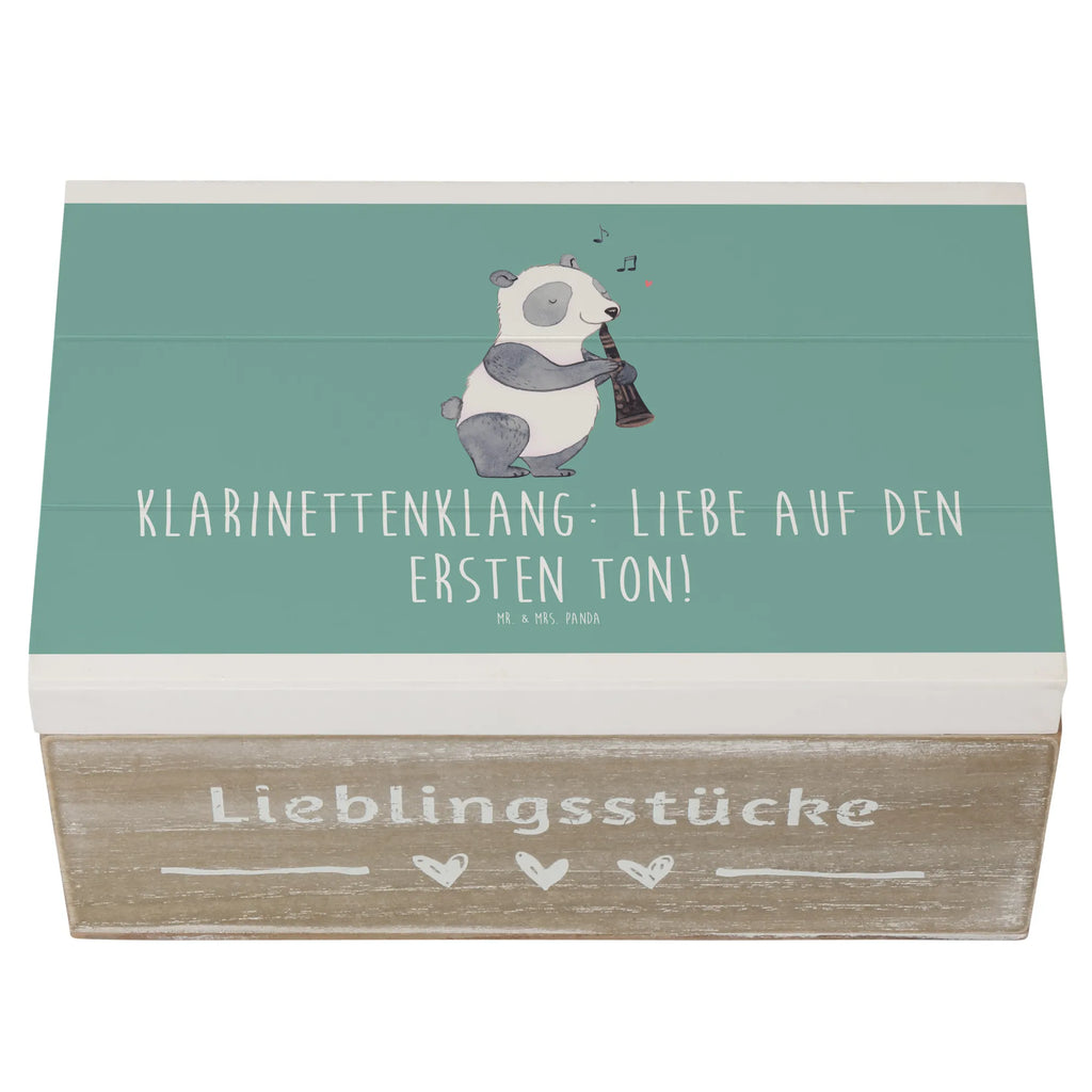 Holzkiste Klarinette Liebe Schatzkiste, Erinnerungsbox, Geschenkbox, Truhe, Holzkiste, Kiste, Erinnerungskiste, Aufbewahrungsbox, XXL, Schatulle, Geschenkdose, Dekokiste, Instrumente, Geschenke Musiker, Musikliebhaber
