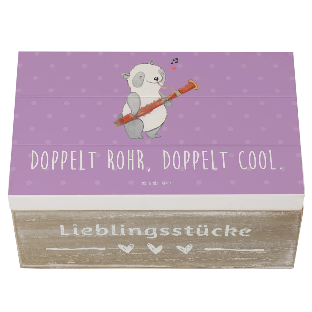 Holzkiste Fagott Doppelt Cool XXL, Schatulle, Truhe, Aufbewahrungsbox, Erinnerungskiste, Schatzkiste, Kiste, Geschenkdose, Erinnerungsbox, Dekokiste, Holzkiste, Geschenkbox, Instrumente, Geschenke Musiker, Musikliebhaber
