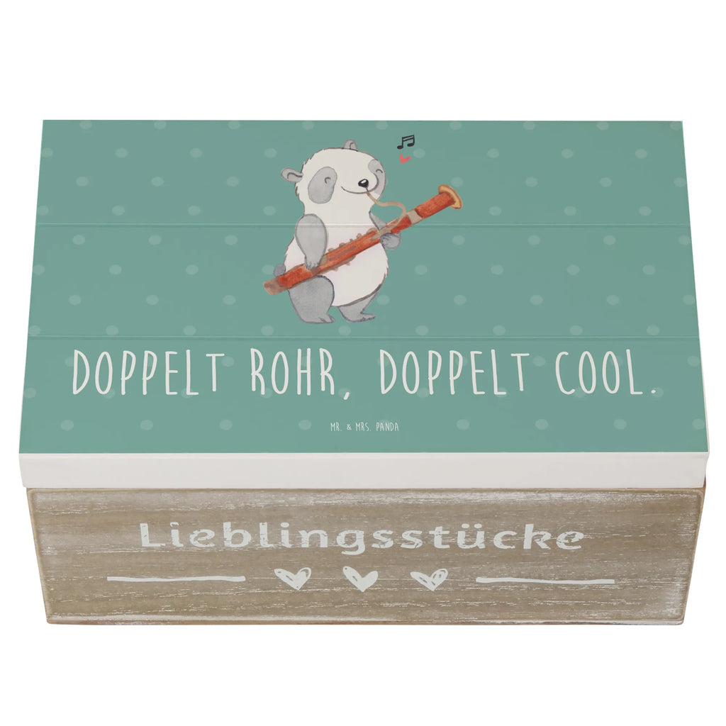 Holzkiste Fagott Doppelt Cool XXL, Schatulle, Truhe, Aufbewahrungsbox, Erinnerungskiste, Schatzkiste, Kiste, Geschenkdose, Erinnerungsbox, Dekokiste, Holzkiste, Geschenkbox, Instrumente, Geschenke Musiker, Musikliebhaber