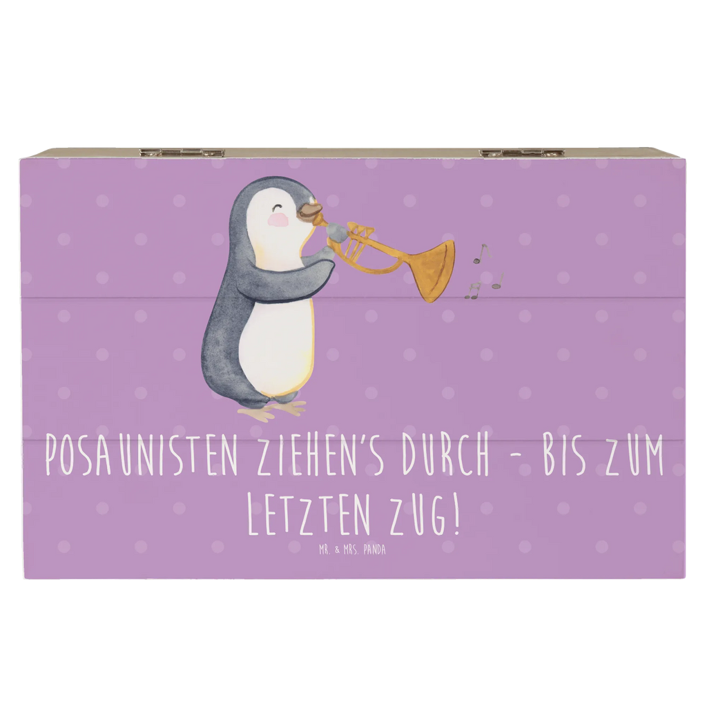 Wooden chest Posaunisten ziehen's durch - bis zum letzten Zug! Geschenkbox, Truhe, Erinnerungskiste, Schatzkiste, Dekokiste, Geschenkdose, XXL, Holzkiste, Erinnerungsbox, Kiste, Schatulle, Aufbewahrungsbox, Instrumente, Geschenke Musiker, Musikliebhaber