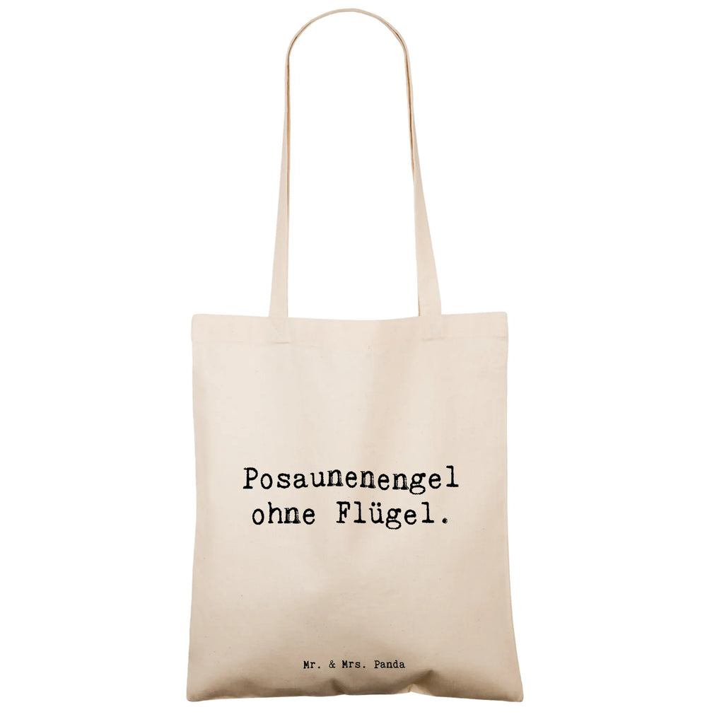 Tragetasche Spruch Engel Posaune Einkaufstasche, Laptoptasche, Beuteltasche, Umhängetasche, Schultertasche, Jutebeutel, Shopper, Badetasche, Beutel, Jutetasche, Stoffbeutel, Stofftasche, Einkaufstüte, Tasche, Tragetasche, Strandtasche, Instrumente, Geschenke Musiker, Musikliebhaber