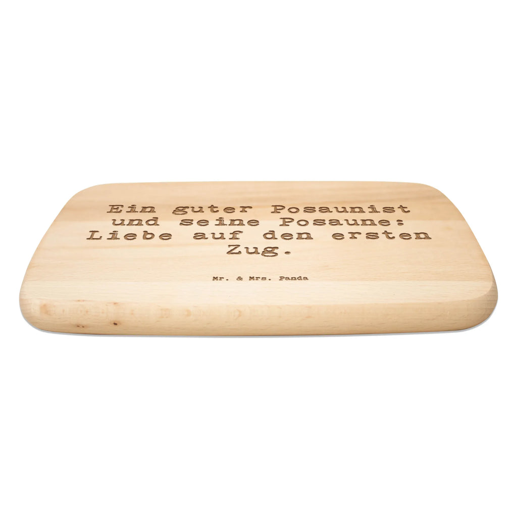 Serving board Saying Ein guter Posaunist und seine Posaune: Liebe auf den ersten Zug. cutting board, Board, breakfast board, Instruments, gifts for musicians, music enthusiasts