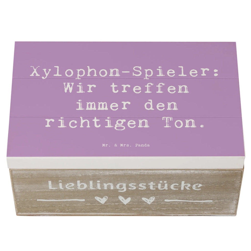 Holzkiste Spruch Xylophon Melodie Erinnerungsbox, Erinnerungskiste, Aufbewahrungsbox, Schatzkiste, Schatulle, XXL, Geschenkdose, Holzkiste, Geschenkbox, Kiste, Truhe, Dekokiste, Instrumente, Geschenke Musiker, Musikliebhaber
