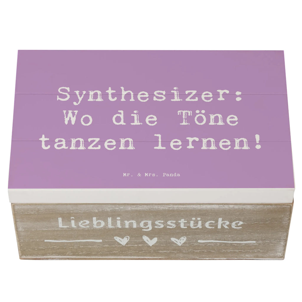 Holzkiste Spruch Synthesizer Tanz Erinnerungskiste, Dekokiste, Geschenkbox, Kiste, Holzkiste, Schatzkiste, Truhe, Geschenkdose, XXL, Erinnerungsbox, Schatulle, Aufbewahrungsbox, Instrumente, Geschenke Musiker, Musikliebhaber