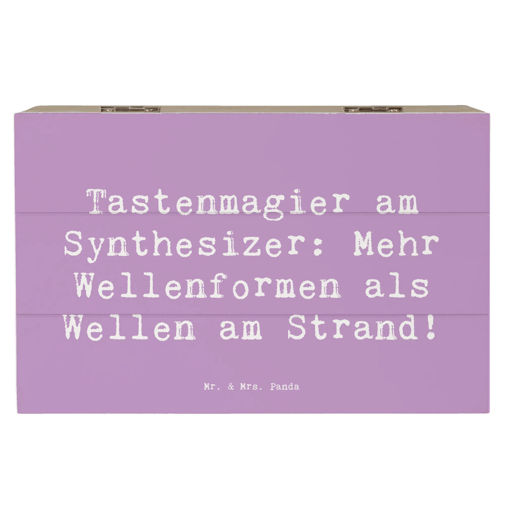 Holzkiste Spruch Synthesizer Magie Aufbewahrungsbox, Holzkiste, Dekokiste, XXL, Erinnerungsbox, Schatulle, Schatzkiste, Kiste, Geschenkbox, Geschenkdose, Erinnerungskiste, Truhe, Instrumente, Geschenke Musiker, Musikliebhaber