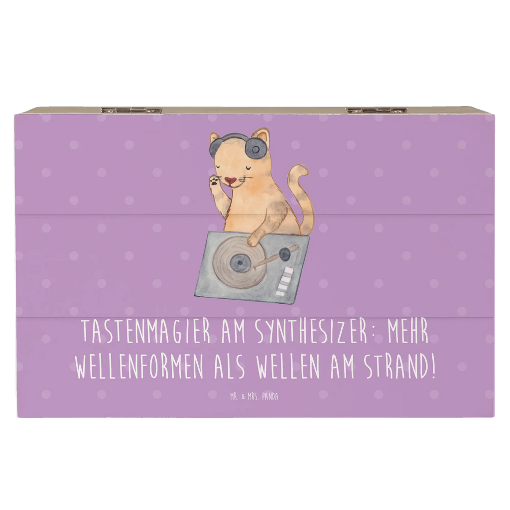 Wooden chest Tastenmagier am Synthesizer: Mehr Wellenformen als Wellen am Strand! Geschenkbox, Schatulle, Aufbewahrungsbox, Geschenkdose, Erinnerungsbox, Erinnerungskiste, Kiste, Dekokiste, Holzkiste, Truhe, XXL, Schatzkiste, Instrumente, Geschenke Musiker, Musikliebhaber