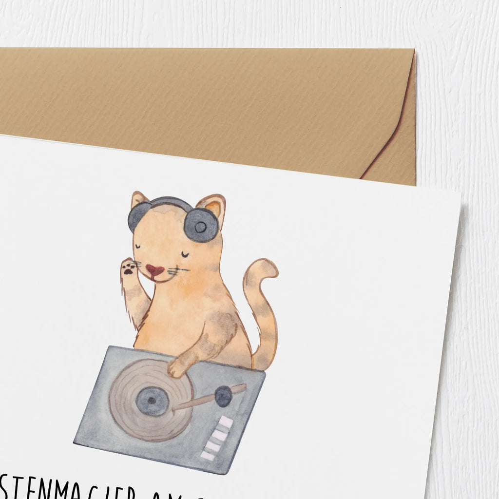 Deluxe Card Tastenmagier am Synthesizer: Mehr Wellenformen als Wellen am Strand! Einladungskarte, Grußkarte, Klappkarte, Glückwunschkarte, Karte, Hochwertige Grußkarte, Geburtstagskarte, Hochzeitskarte, Hochwertige Klappkarte, Instrumente, Geschenke Musiker, Musikliebhaber