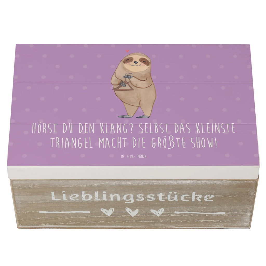 Wooden chest Hörst du den Klang? Selbst das kleinste Triangel macht die größte Show! Holzkiste, Dekokiste, Geschenkbox, Erinnerungskiste, Erinnerungsbox, Schatzkiste, Geschenkdose, Truhe, Aufbewahrungsbox, Kiste, XXL, Schatulle, Instrumente, Geschenke Musiker, Musikliebhaber