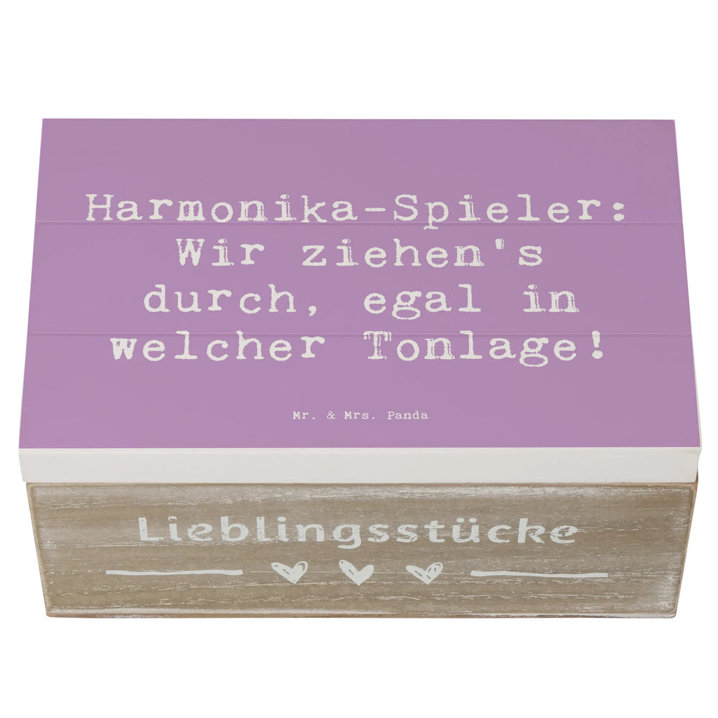 Holzkiste Spruch Harmonika Spieler Erinnerungskiste, Holzkiste, Geschenkbox, Schatulle, Dekokiste, Geschenkdose, Kiste, XXL, Schatzkiste, Aufbewahrungsbox, Erinnerungsbox, Truhe, Instrumente, Geschenke Musiker, Musikliebhaber