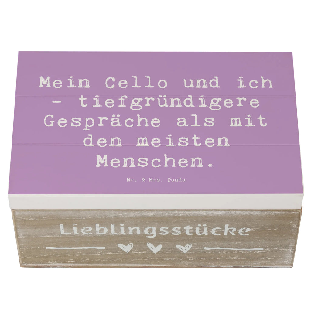 Holzkiste Spruch Violoncello Gespräche Kiste, Schatulle, Truhe, Dekokiste, Holzkiste, Erinnerungsbox, Schatzkiste, Aufbewahrungsbox, Geschenkbox, Geschenkdose, Erinnerungskiste, XXL, Instrumente, Geschenke Musiker, Musikliebhaber