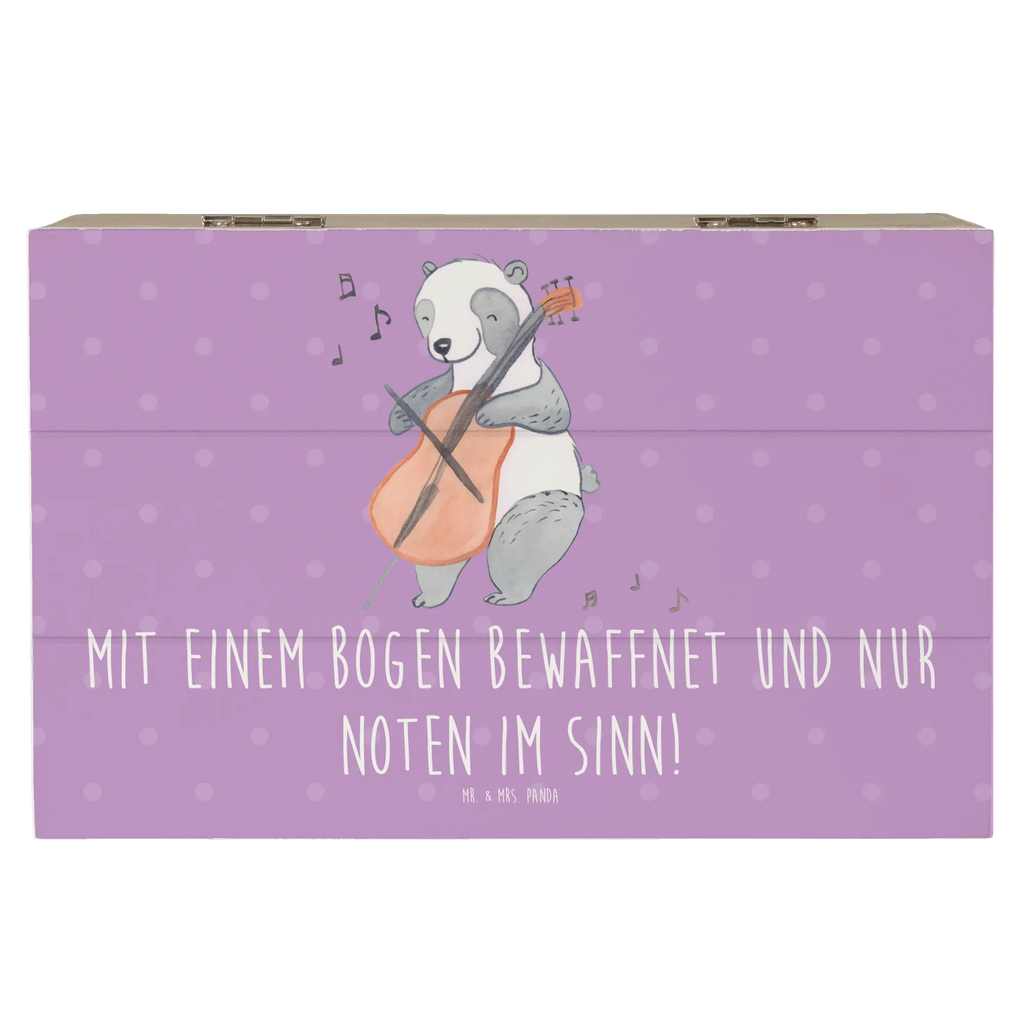 Wooden chest Mit einem Bogen bewaffnet und nur Noten im Sinn! Geschenkdose, Erinnerungsbox, Holzkiste, Aufbewahrungsbox, Kiste, Schatulle, Schatzkiste, Dekokiste, XXL, Erinnerungskiste, Geschenkbox, Truhe, Instrumente, Geschenke Musiker, Musikliebhaber