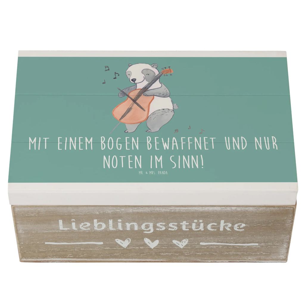 Wooden chest Mit einem Bogen bewaffnet und nur Noten im Sinn! Geschenkdose, Erinnerungsbox, Holzkiste, Aufbewahrungsbox, Kiste, Schatulle, Schatzkiste, Dekokiste, XXL, Erinnerungskiste, Geschenkbox, Truhe, Instrumente, Geschenke Musiker, Musikliebhaber