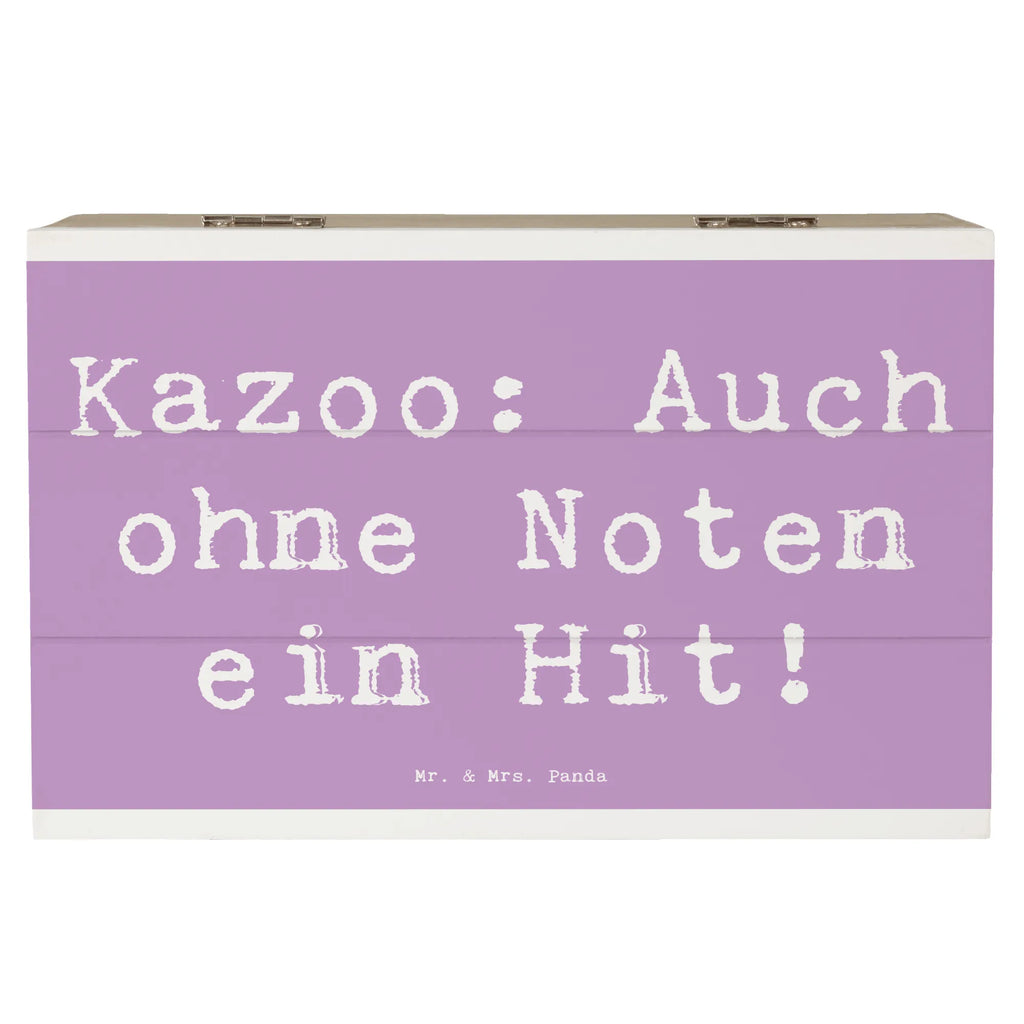 Holzkiste Spruch Kazoo Hit XXL, Geschenkdose, Aufbewahrungsbox, Schatulle, Schatzkiste, Truhe, Dekokiste, Erinnerungskiste, Kiste, Holzkiste, Geschenkbox, Erinnerungsbox, Instrumente, Geschenke Musiker, Musikliebhaber
