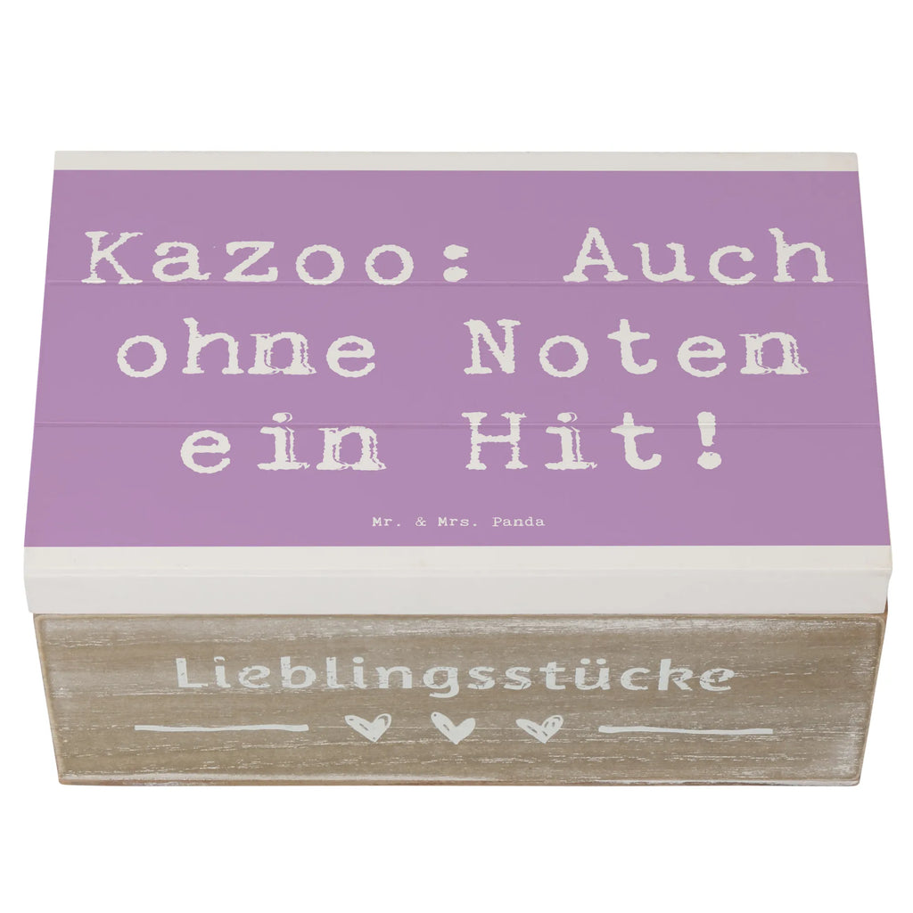 Holzkiste Spruch Kazoo Hit XXL, Geschenkdose, Aufbewahrungsbox, Schatulle, Schatzkiste, Truhe, Dekokiste, Erinnerungskiste, Kiste, Holzkiste, Geschenkbox, Erinnerungsbox, Instrumente, Geschenke Musiker, Musikliebhaber