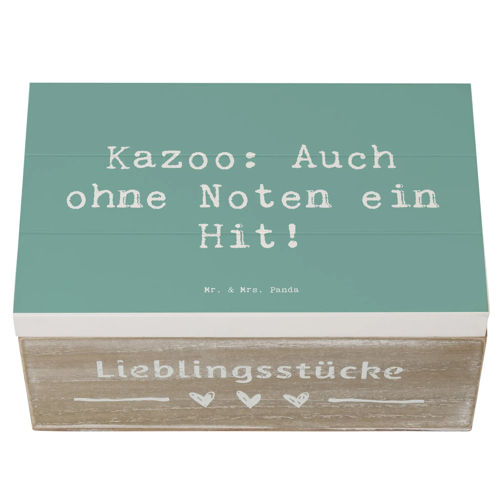 Holzkiste Spruch Kazoo Hit XXL, Geschenkdose, Aufbewahrungsbox, Schatulle, Schatzkiste, Truhe, Dekokiste, Erinnerungskiste, Kiste, Holzkiste, Geschenkbox, Erinnerungsbox, Instrumente, Geschenke Musiker, Musikliebhaber