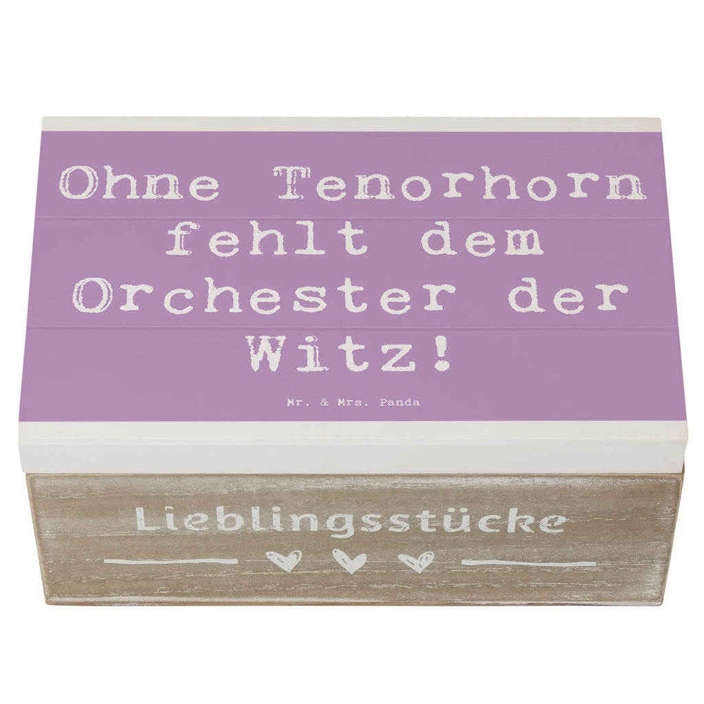 Holzkiste Spruch Tenorhorn Witz Holzkiste, Schatzkiste, Schatulle, XXL, Truhe, Aufbewahrungsbox, Erinnerungsbox, Erinnerungskiste, Kiste, Geschenkdose, Geschenkbox, Dekokiste, Instrumente, Geschenke Musiker, Musikliebhaber