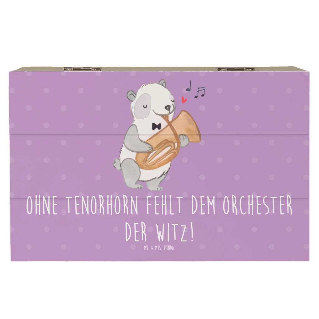 Wooden chest Ohne Tenorhorn fehlt dem Orchester der Witz! Erinnerungsbox, Kiste, Holzkiste, Schatzkiste, XXL, Erinnerungskiste, Schatulle, Geschenkbox, Truhe, Dekokiste, Aufbewahrungsbox, Geschenkdose, Instrumente, Geschenke Musiker, Musikliebhaber