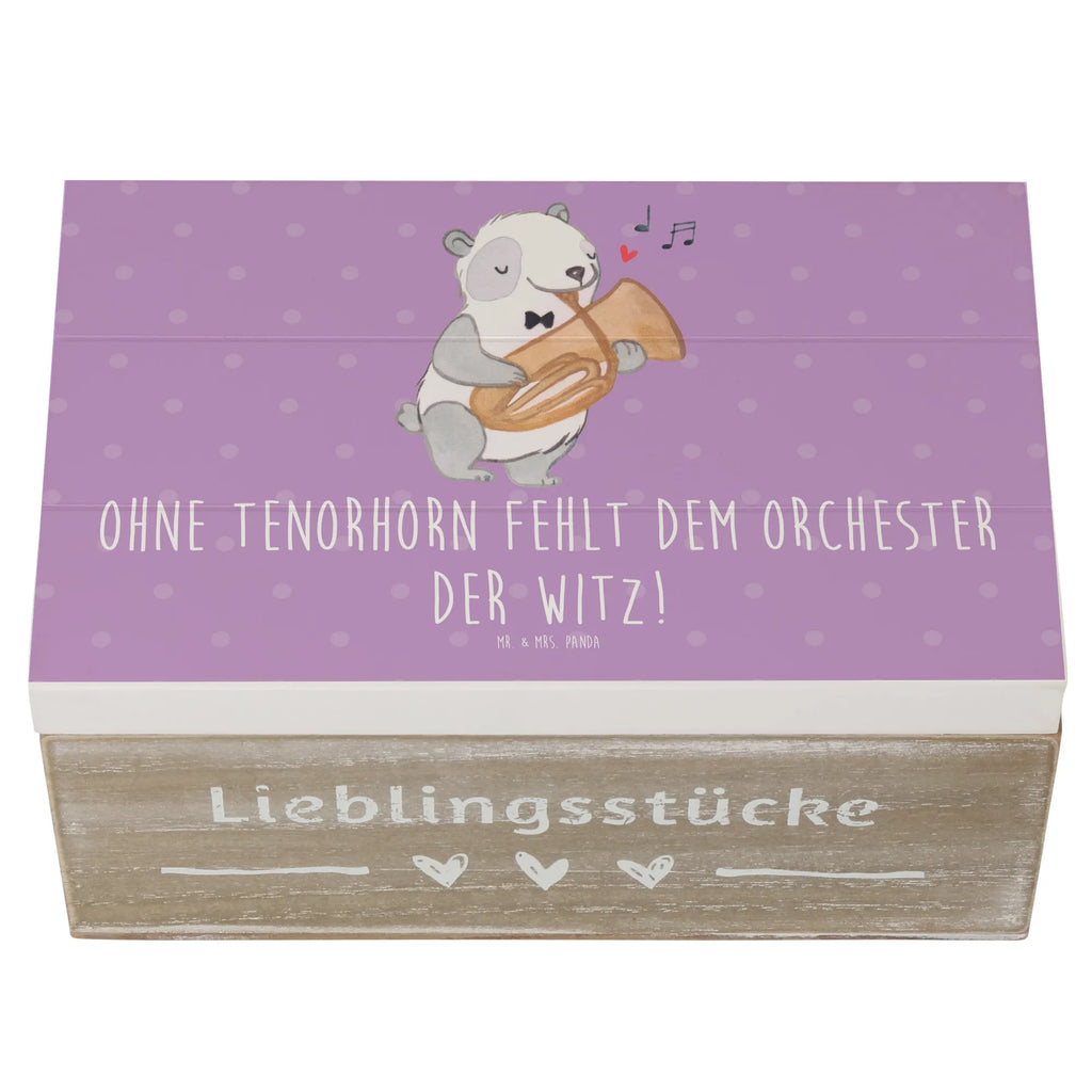 Wooden chest Ohne Tenorhorn fehlt dem Orchester der Witz! Erinnerungsbox, Kiste, Holzkiste, Schatzkiste, XXL, Erinnerungskiste, Schatulle, Geschenkbox, Truhe, Dekokiste, Aufbewahrungsbox, Geschenkdose, Instrumente, Geschenke Musiker, Musikliebhaber