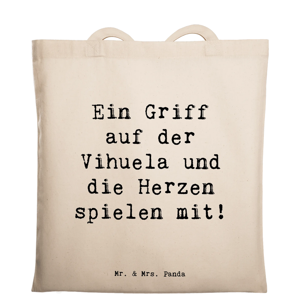 Tote bag Saying Ein Griff auf der Vihuela und die Herzen spielen mit! Tragetasche, Shopper, Laptoptasche, Einkaufstüte, Beutel, Badetasche, Einkaufstasche, Tasche, Stofftasche, Strandtasche, Beuteltasche, Jutebeutel, Jutetasche, Umhängetasche, Stoffbeutel, Schultertasche, Instrumente, Geschenke Musiker, Musikliebhaber
