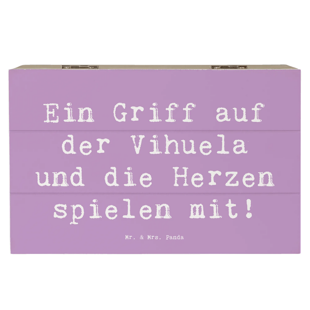 Holzkiste Spruch Vihuela Herzklang Aufbewahrungsbox, Truhe, Erinnerungskiste, Holzkiste, Geschenkbox, Dekokiste, Schatulle, XXL, Kiste, Erinnerungsbox, Geschenkdose, Schatzkiste, Instrumente, Geschenke Musiker, Musikliebhaber