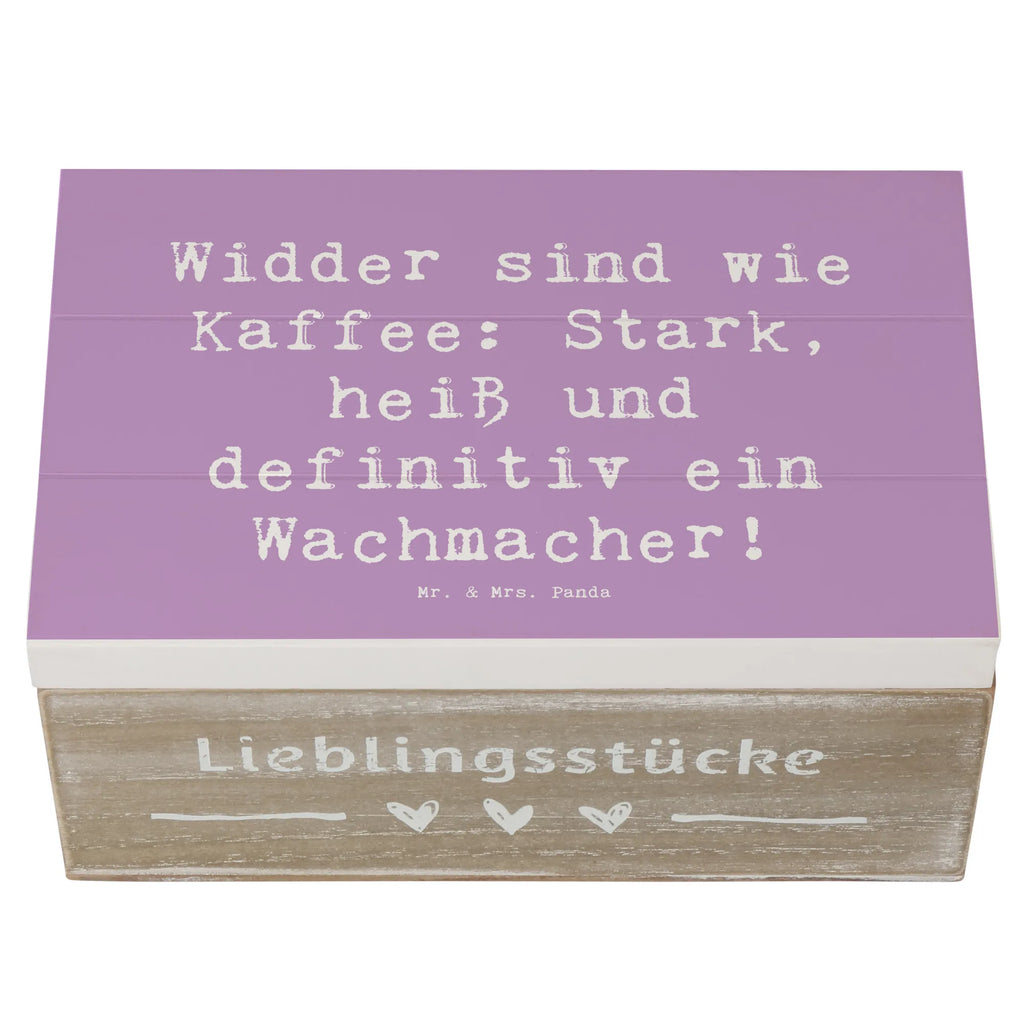 Wooden chest Saying Widder sind wie Kaffee: Stark, heiß und definitiv ein Wachmacher! Kiste, Schatulle, Geschenkdose, Geschenkbox, Dekokiste, Schatzkiste, Aufbewahrungsbox, XXL, Erinnerungskiste, Holzkiste, Erinnerungsbox, Truhe, Tierkreiszeichen, Sternzeichen, Horoskop, Astrologie, Aszendent