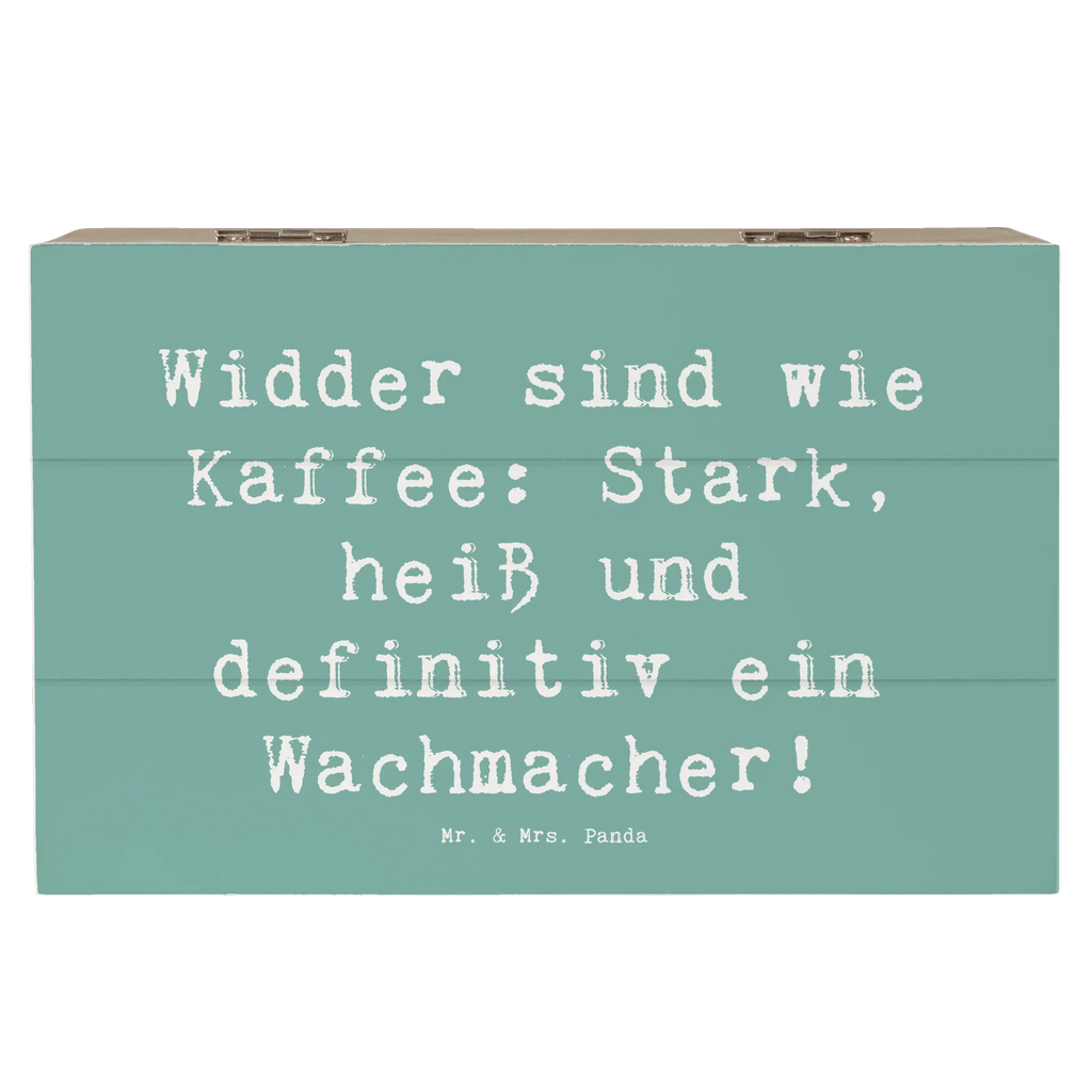 Wooden chest Saying Widder sind wie Kaffee: Stark, heiß und definitiv ein Wachmacher! Kiste, Schatulle, Geschenkdose, Geschenkbox, Dekokiste, Schatzkiste, Aufbewahrungsbox, XXL, Erinnerungskiste, Holzkiste, Erinnerungsbox, Truhe, Tierkreiszeichen, Sternzeichen, Horoskop, Astrologie, Aszendent