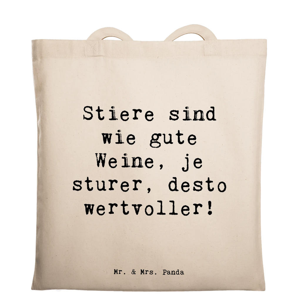 Tote bag Saying Stiere sind wie gute Weine, je sturer, desto wertvoller! Beuteltasche, Beutel, Einkaufstasche, Jutebeutel, Stoffbeutel, Tasche, Shopper, Umhängetasche, Strandtasche, Schultertasche, Stofftasche, Tragetasche, Badetasche, Jutetasche, Einkaufstüte, Laptoptasche, Tierkreiszeichen, Sternzeichen, Horoskop, Astrologie, Aszendent