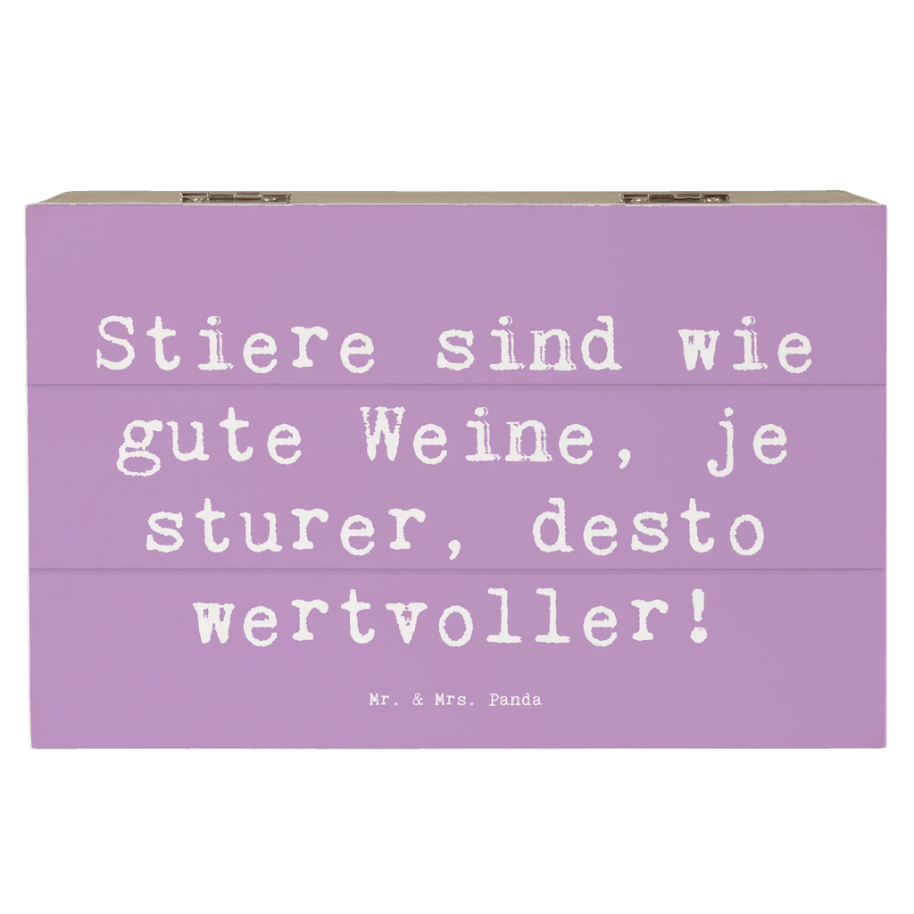 Wooden chest Saying Stiere sind wie gute Weine, je sturer, desto wertvoller! Geschenkdose, Erinnerungskiste, Schatulle, Aufbewahrungsbox, Schatzkiste, Holzkiste, Kiste, Dekokiste, Geschenkbox, Truhe, XXL, Erinnerungsbox, Tierkreiszeichen, Sternzeichen, Horoskop, Astrologie, Aszendent