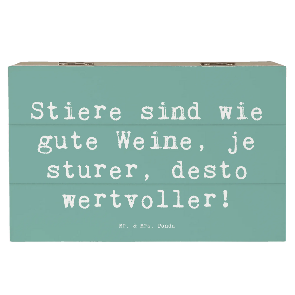 Wooden chest Saying Stiere sind wie gute Weine, je sturer, desto wertvoller! Geschenkdose, Erinnerungskiste, Schatulle, Aufbewahrungsbox, Schatzkiste, Holzkiste, Kiste, Dekokiste, Geschenkbox, Truhe, XXL, Erinnerungsbox, Tierkreiszeichen, Sternzeichen, Horoskop, Astrologie, Aszendent