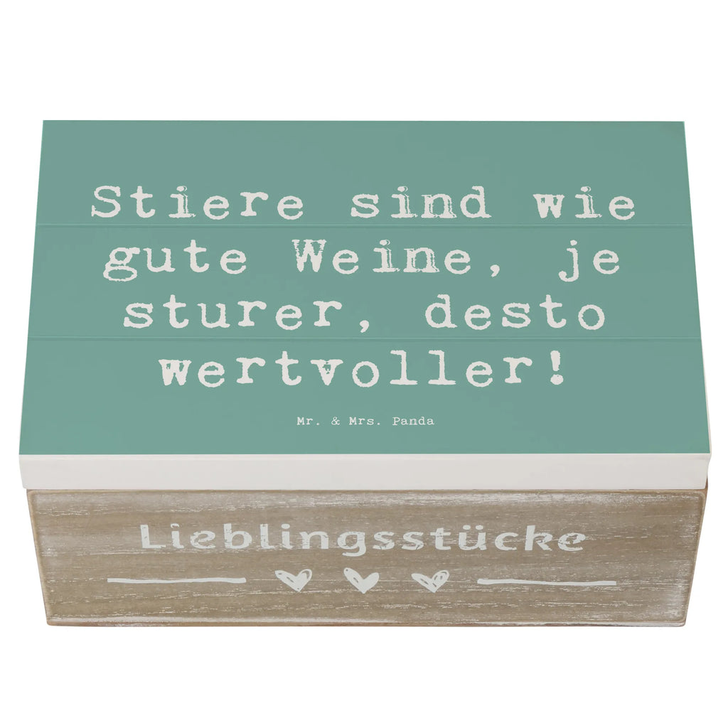 Wooden chest Saying Stiere sind wie gute Weine, je sturer, desto wertvoller! Geschenkdose, Erinnerungskiste, Schatulle, Aufbewahrungsbox, Schatzkiste, Holzkiste, Kiste, Dekokiste, Geschenkbox, Truhe, XXL, Erinnerungsbox, Tierkreiszeichen, Sternzeichen, Horoskop, Astrologie, Aszendent