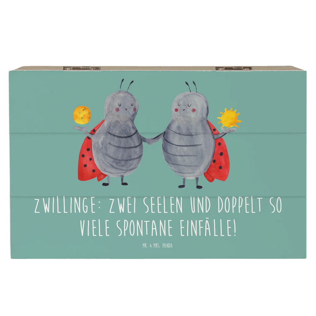 Holzkiste Zwillinge Abenteuer Schatzkiste, Erinnerungsbox, Holzkiste, Erinnerungskiste, Geschenkdose, Dekokiste, Geschenkbox, XXL, Schatulle, Truhe, Aufbewahrungsbox, Kiste, Tierkreiszeichen, Sternzeichen, Horoskop, Astrologie, Aszendent