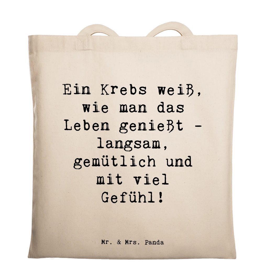 Tragetasche Spruch Krebs Genießer Beuteltasche, Beutel, Einkaufstasche, Jutebeutel, Stoffbeutel, Tasche, Shopper, Umhängetasche, Strandtasche, Schultertasche, Stofftasche, Tragetasche, Badetasche, Jutetasche, Einkaufstüte, Laptoptasche, Tierkreiszeichen, Sternzeichen, Horoskop, Astrologie, Aszendent