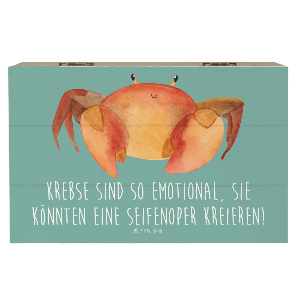 Holzkiste Emotionaler Krebs Schatulle, Geschenkbox, Geschenkdose, XXL, Aufbewahrungsbox, Holzkiste, Kiste, Truhe, Schatzkiste, Dekokiste, Erinnerungsbox, Erinnerungskiste, Tierkreiszeichen, Sternzeichen, Horoskop, Astrologie, Aszendent