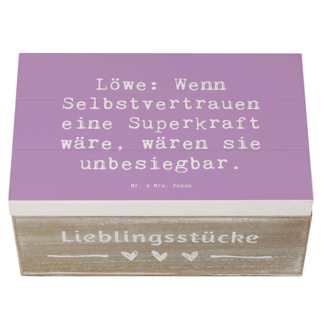 Holzkiste Spruch Löwe Superkraft Geschenkbox, Holzkiste, Dekokiste, Geschenkdose, Aufbewahrungsbox, Truhe, XXL, Erinnerungsbox, Erinnerungskiste, Schatzkiste, Kiste, Schatulle, Tierkreiszeichen, Sternzeichen, Horoskop, Astrologie, Aszendent
