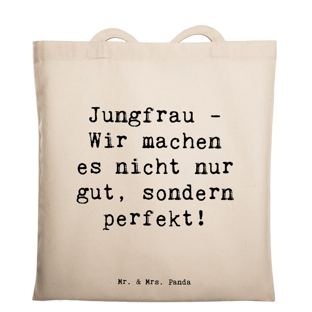 Tragetasche Spruch Jungfrau Perfektion Beuteltasche, Beutel, Einkaufstasche, Jutebeutel, Stoffbeutel, Tasche, Shopper, Umhängetasche, Strandtasche, Schultertasche, Stofftasche, Tragetasche, Badetasche, Jutetasche, Einkaufstüte, Laptoptasche, Tierkreiszeichen, Sternzeichen, Horoskop, Astrologie, Aszendent