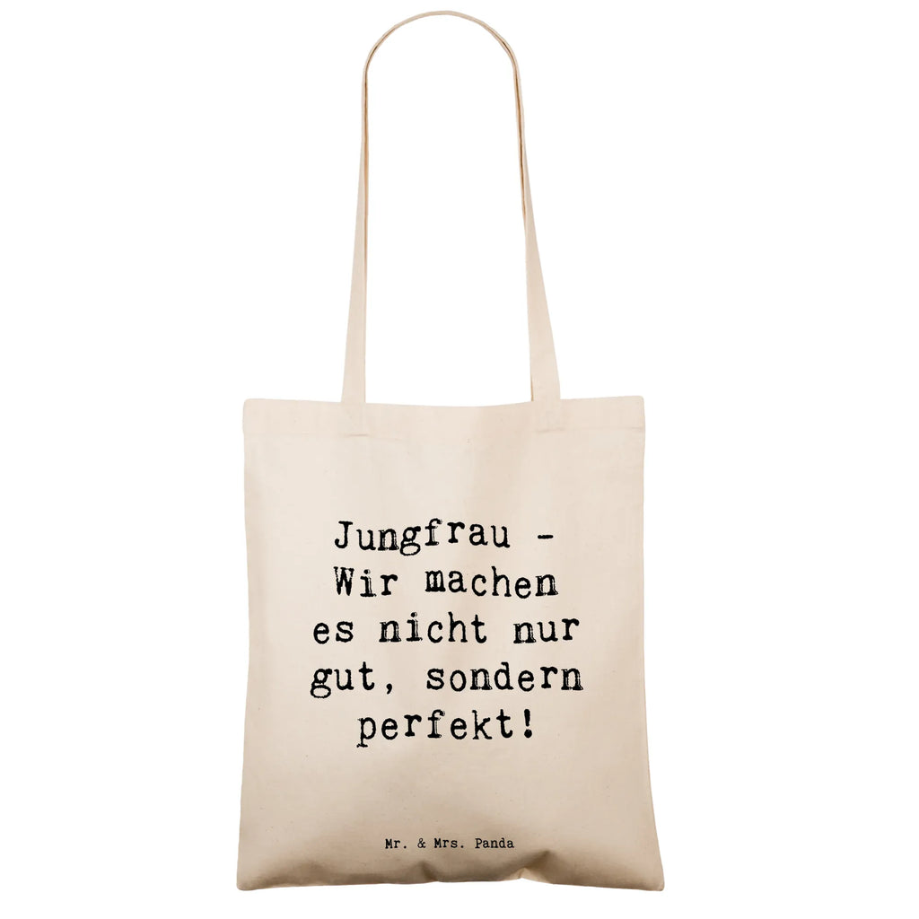 Tragetasche Spruch Jungfrau Perfektion Beuteltasche, Beutel, Einkaufstasche, Jutebeutel, Stoffbeutel, Tasche, Shopper, Umhängetasche, Strandtasche, Schultertasche, Stofftasche, Tragetasche, Badetasche, Jutetasche, Einkaufstüte, Laptoptasche, Tierkreiszeichen, Sternzeichen, Horoskop, Astrologie, Aszendent
