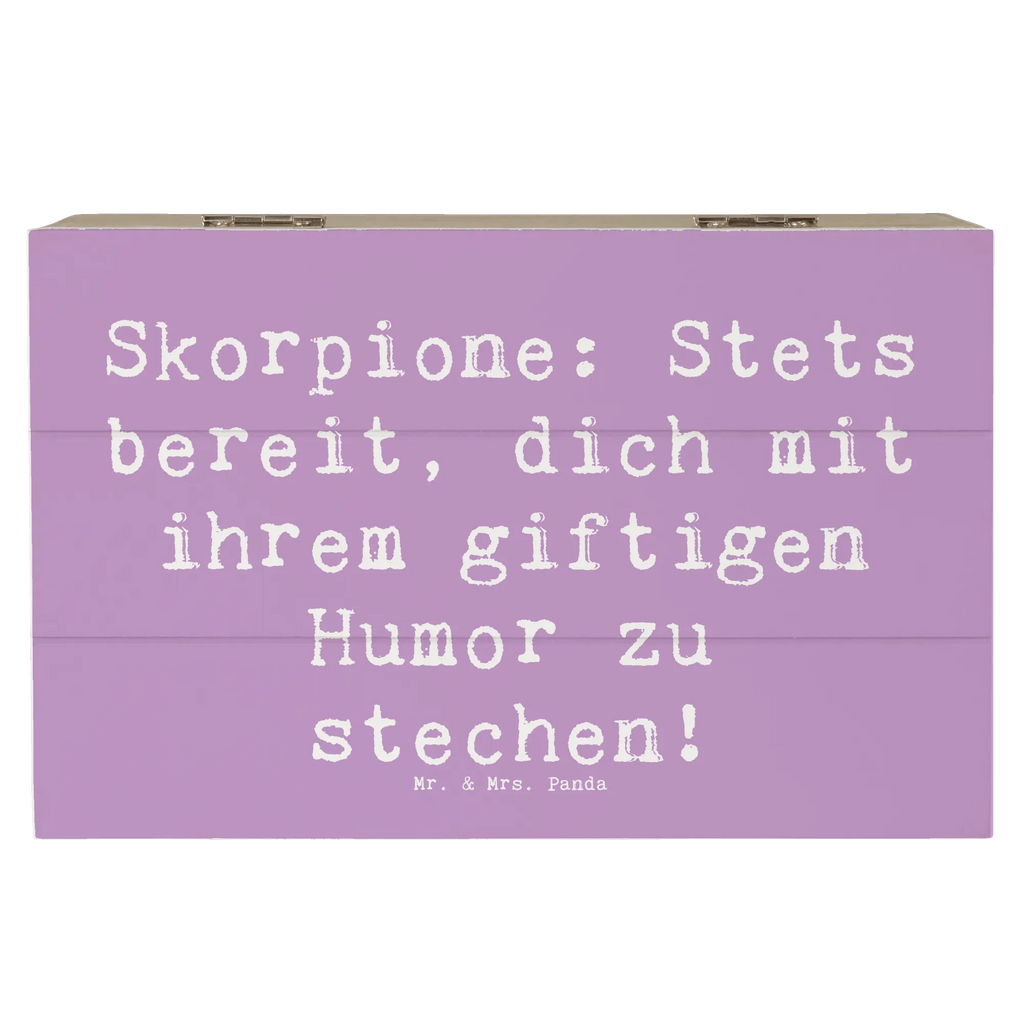 Holzkiste Spruch Skorpion Humor Aufbewahrungsbox, Schatulle, Truhe, Erinnerungskiste, Erinnerungsbox, Dekokiste, Schatzkiste, Kiste, XXL, Geschenkdose, Holzkiste, Geschenkbox, Tierkreiszeichen, Sternzeichen, Horoskop, Astrologie, Aszendent