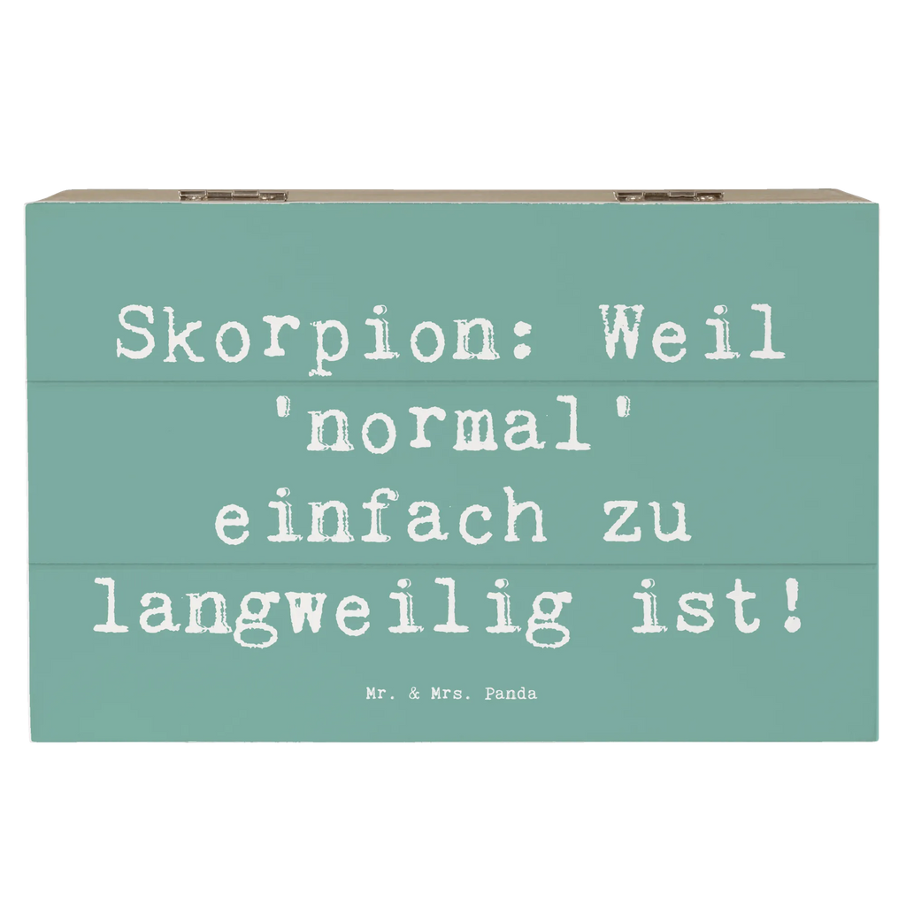 Holzkiste Spruch Skorpion Unikat Holzkiste, Geschenkdose, Geschenkbox, Schatzkiste, Dekokiste, Erinnerungsbox, Kiste, Schatulle, Aufbewahrungsbox, Erinnerungskiste, Truhe, XXL, Tierkreiszeichen, Sternzeichen, Horoskop, Astrologie, Aszendent