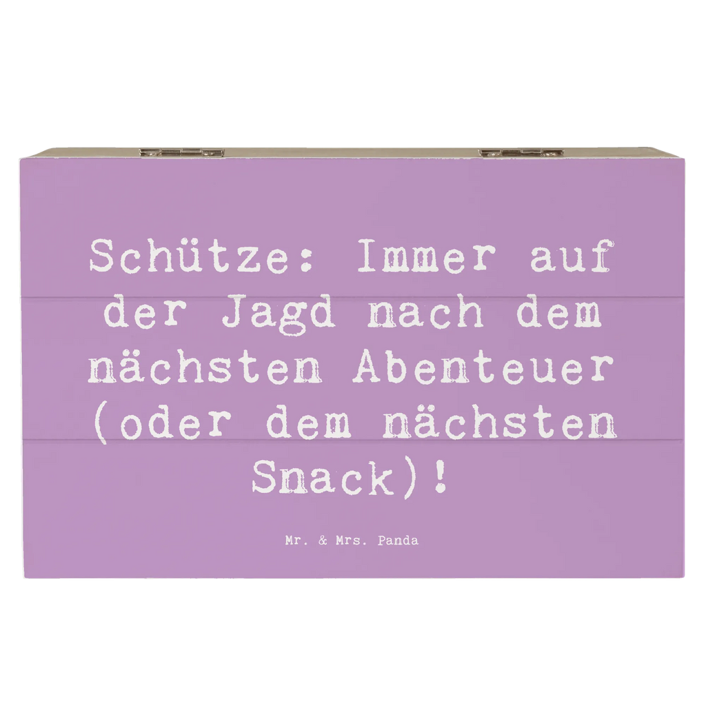 Holzkiste Spruch Abenteuer Schütze Schatzkiste, Dekokiste, Geschenkdose, Erinnerungskiste, Aufbewahrungsbox, Truhe, Holzkiste, Schatulle, Erinnerungsbox, Geschenkbox, Kiste, XXL, Tierkreiszeichen, Sternzeichen, Horoskop, Astrologie, Aszendent