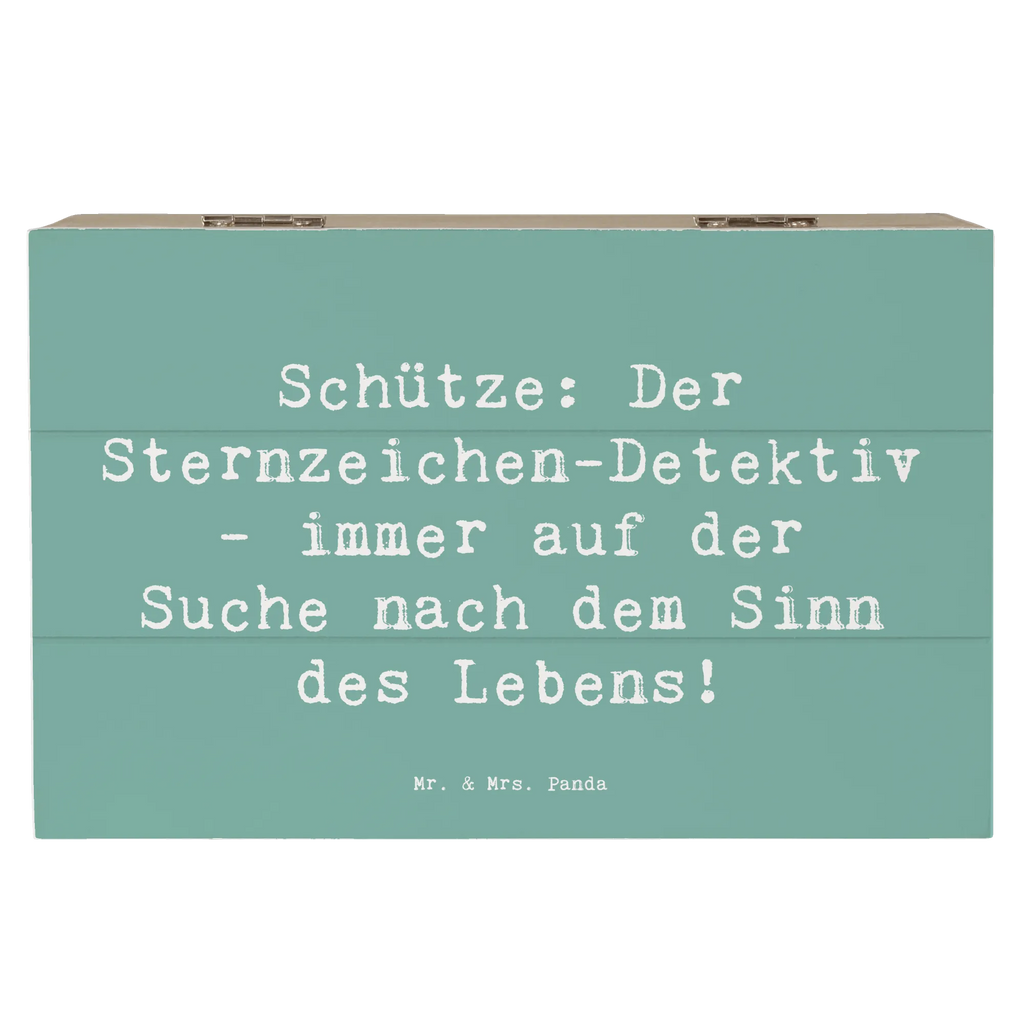 Holzkiste Spruch Schützenblick Schatzkiste, Aufbewahrungsbox, Geschenkdose, Truhe, Geschenkbox, Holzkiste, Schatulle, XXL, Kiste, Erinnerungsbox, Erinnerungskiste, Dekokiste, Tierkreiszeichen, Sternzeichen, Horoskop, Astrologie, Aszendent