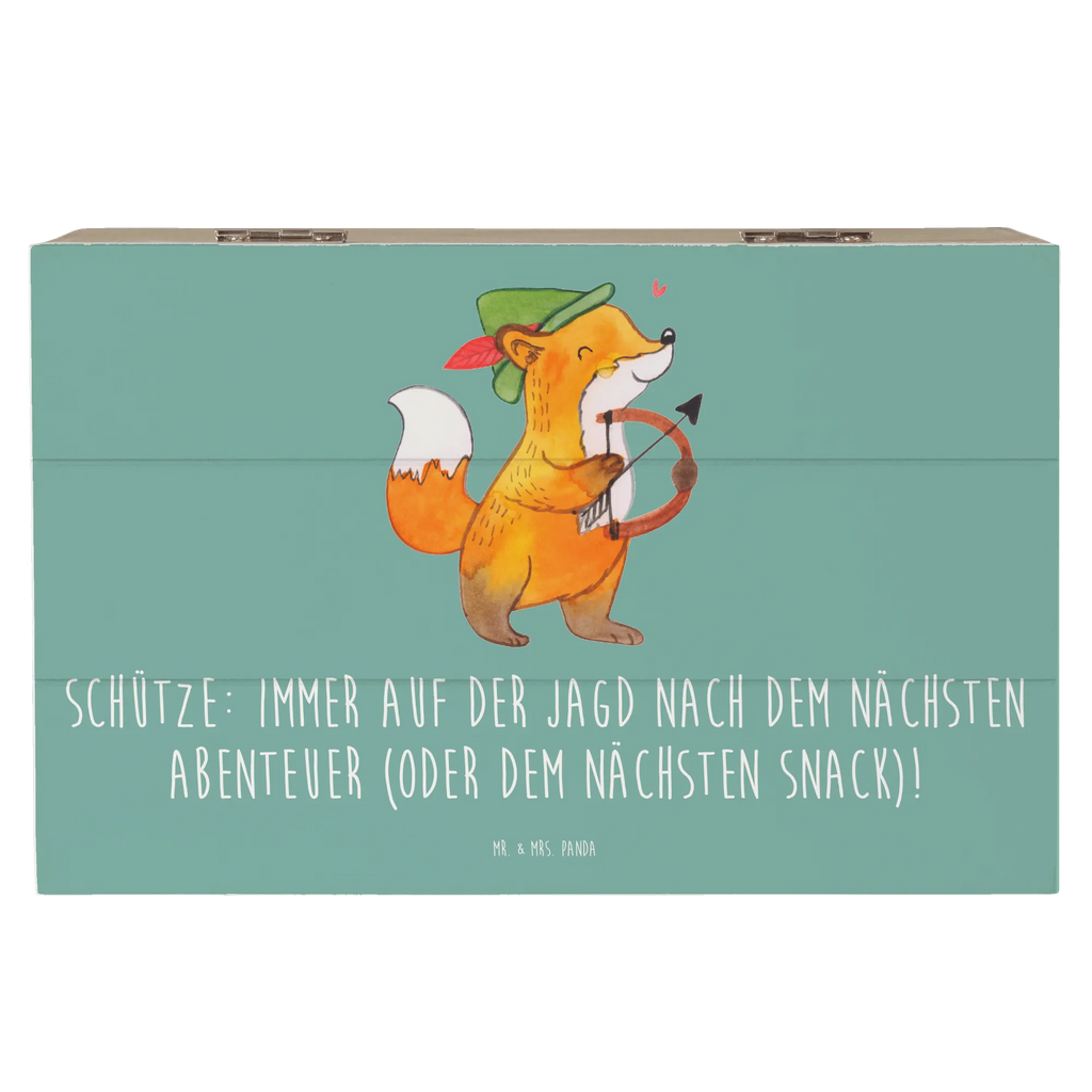 Holzkiste Abenteuer Schütze XXL, Kiste, Erinnerungskiste, Schatzkiste, Holzkiste, Geschenkdose, Erinnerungsbox, Truhe, Geschenkbox, Dekokiste, Schatulle, Aufbewahrungsbox, Tierkreiszeichen, Sternzeichen, Horoskop, Astrologie, Aszendent