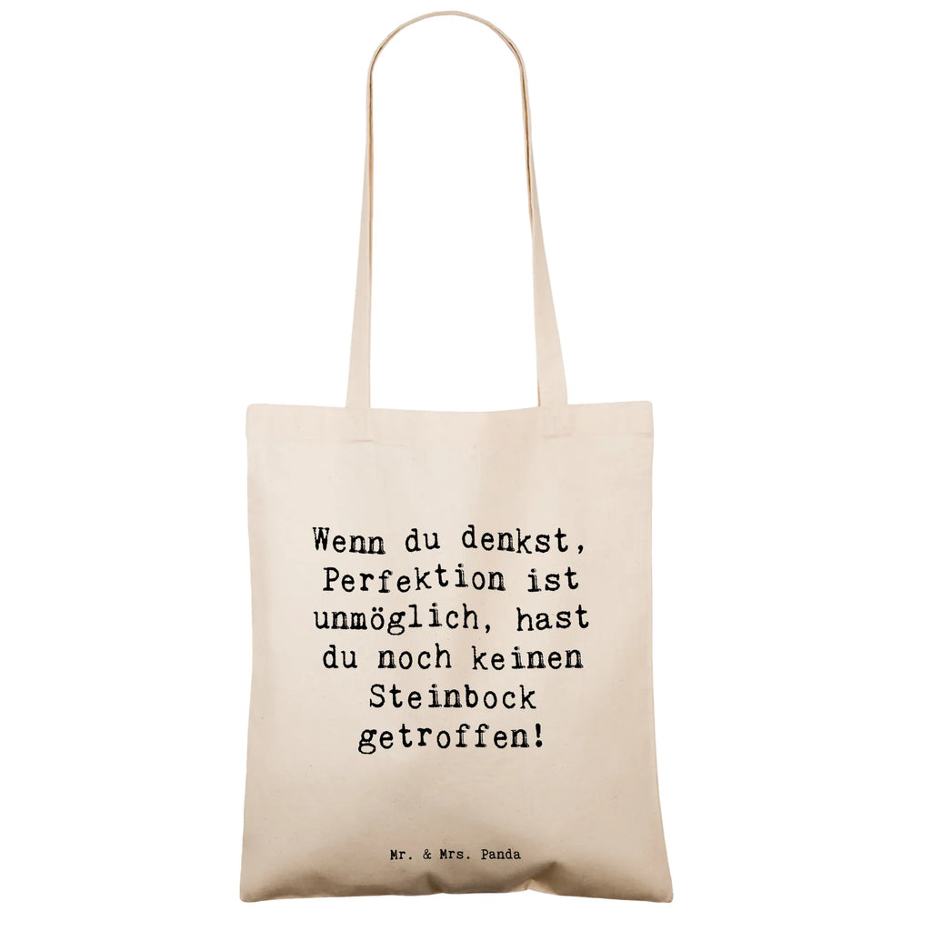 Tragetasche Spruch Steinbock Perfektion Beuteltasche, Beutel, Einkaufstasche, Jutebeutel, Stoffbeutel, Tasche, Shopper, Umhängetasche, Strandtasche, Schultertasche, Stofftasche, Tragetasche, Badetasche, Jutetasche, Einkaufstüte, Laptoptasche, Tierkreiszeichen, Sternzeichen, Horoskop, Astrologie, Aszendent