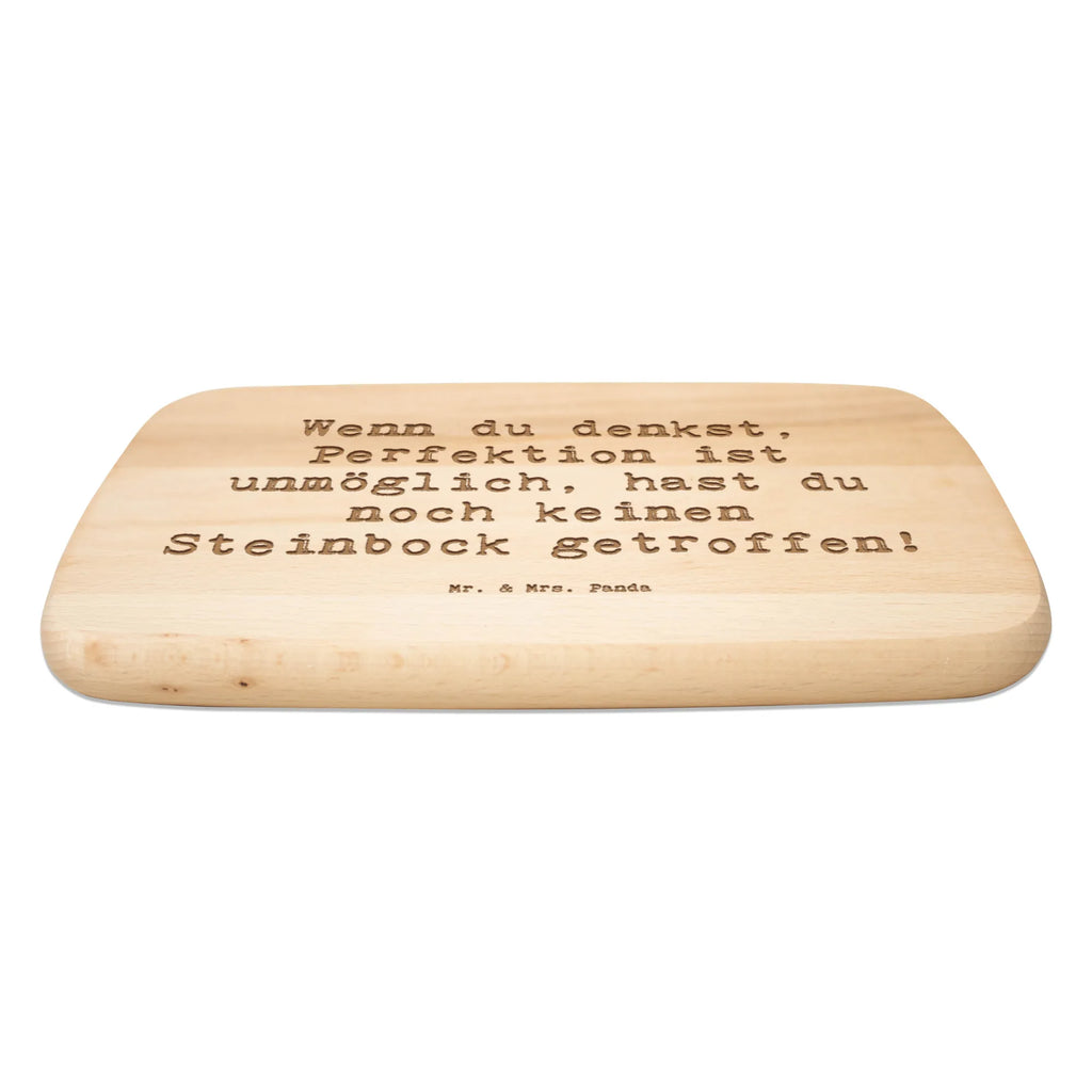 Serving board Saying Wenn du denkst, Perfektion ist unmöglich, hast du noch keinen Steinbock getroffen! breakfast board, Board, cutting board, constellations, birthdays, astrology, zodiac, date of birth, month of birth