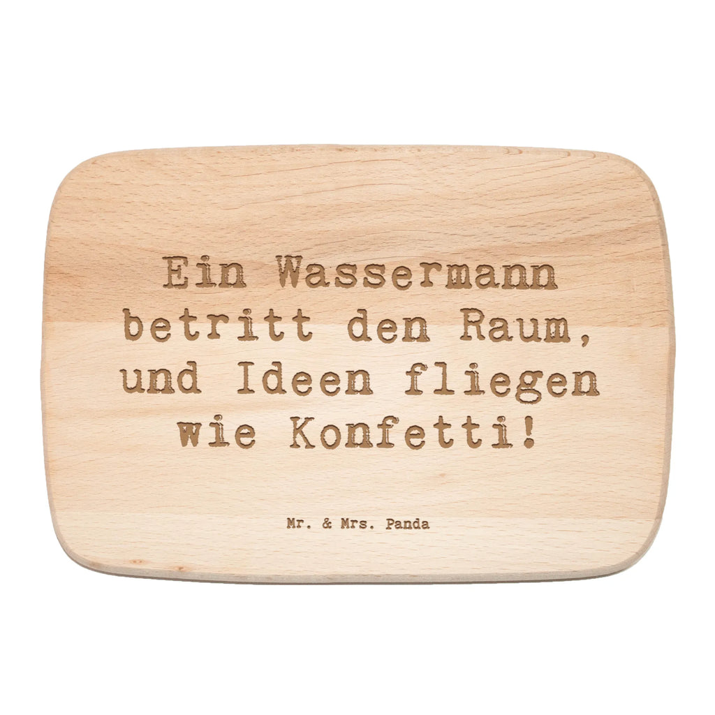 Holzbrett Spruch Wassermann Ideenflug Holzbrett, Frühstücksbrettchen, Schneidebrett, Küchenbrett, Frühstücksbrett, Schneidebrett Holz, Tierkreiszeichen, Sternzeichen, Horoskop, Astrologie, Aszendent