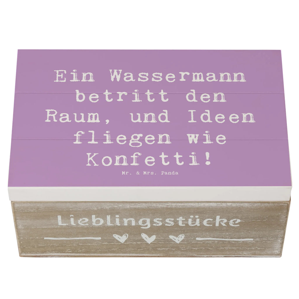 Holzkiste Spruch Wassermann Ideenflug Kiste, Dekokiste, Holzkiste, Truhe, Geschenkbox, Schatulle, Schatzkiste, Aufbewahrungsbox, Geschenkdose, Erinnerungsbox, XXL, Erinnerungskiste, Tierkreiszeichen, Sternzeichen, Horoskop, Astrologie, Aszendent